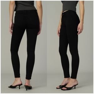 Joe's Jeans Black High Rise Skinny Velvet Pants Size 32